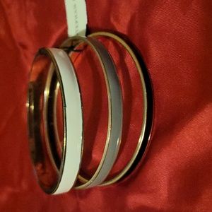 Stephan& Co. 3 colored link bracelets